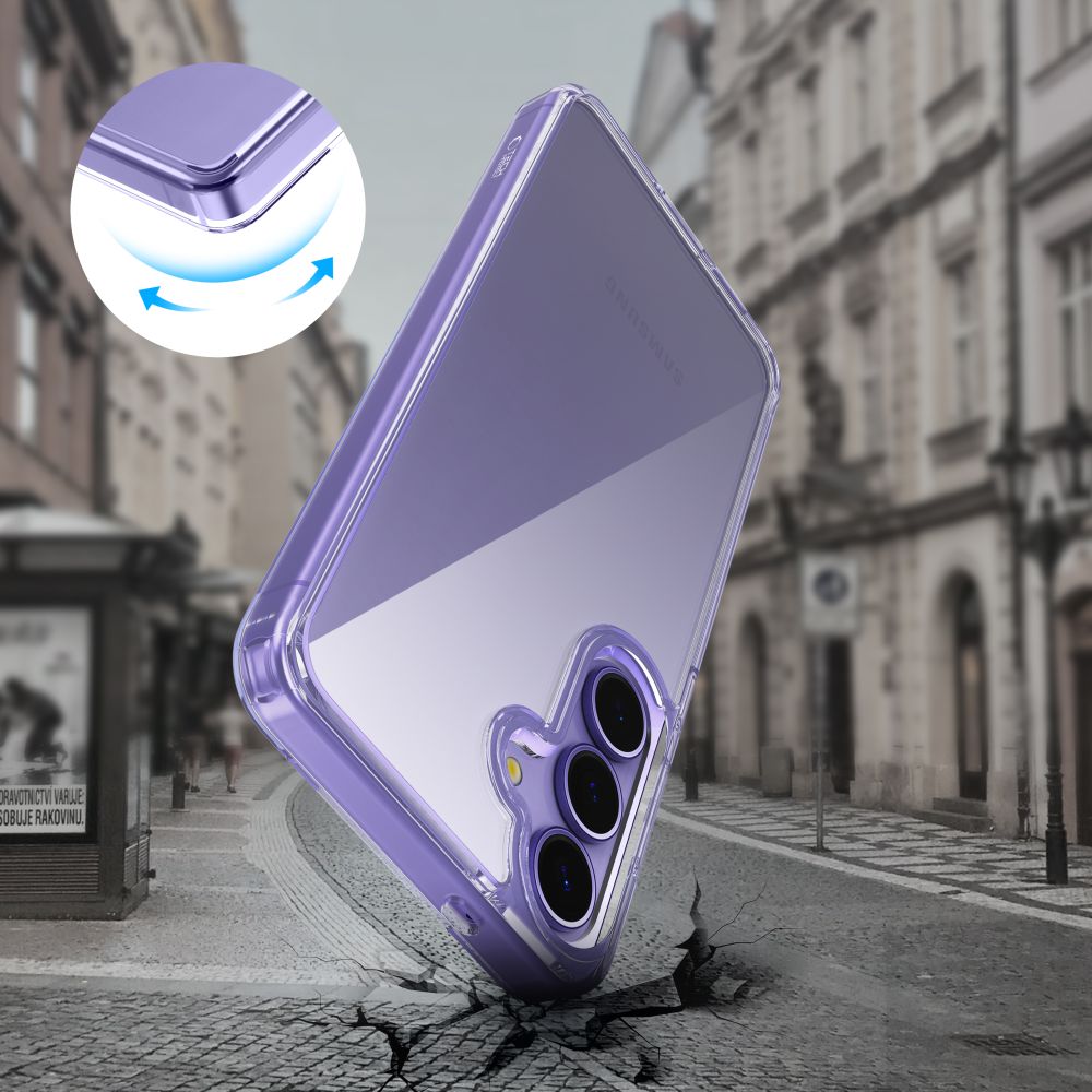 ETUI TECH-PROTECT FLEXAIR HYBRID SAMSUNG GALAXY S25 CLEAR TRANSPARETNE