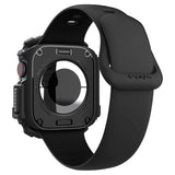 PASEK NAKŁADKA SPIGEN RUGGED ARMOR APPLE WATCH 10 (42 MM) CZARNY
