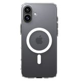 ETUI SPIGEN ULTRA HYBRID MAG MAGSAFE IPHONE 16 TRANSPARETNO BIAŁE
