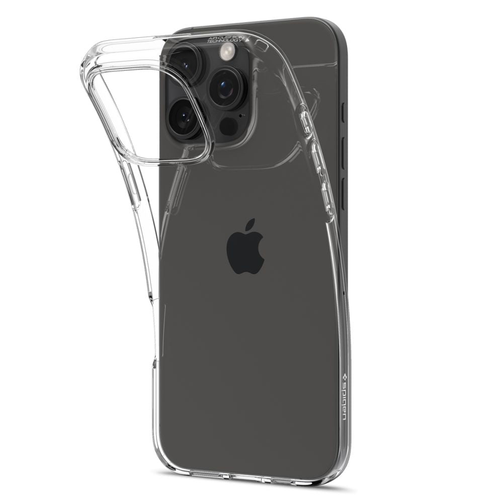 ETUI SPIGEN LIQUID CRYSTAL IPHONE 16 PRO CRYSTAL CLEAR TRANSPARETNE