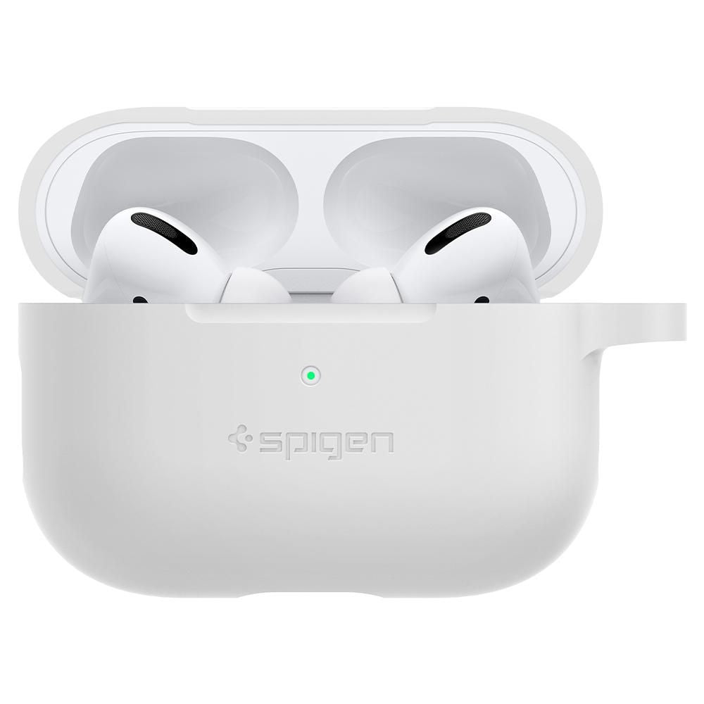 ETUI NA SŁUCHAWKI SPIGEN SILICONE FIT APPLE AIRPODS PRO 1 BIAŁE