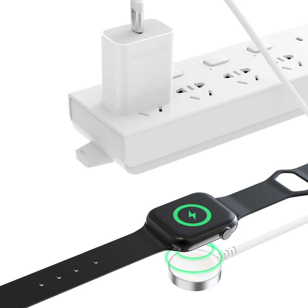 KABEL TECH-PROTECT MC01 ULTRABOOST MAGNETIC CHARGER TYPE-C CABLE 120CM APPLE WATCH BIAŁY