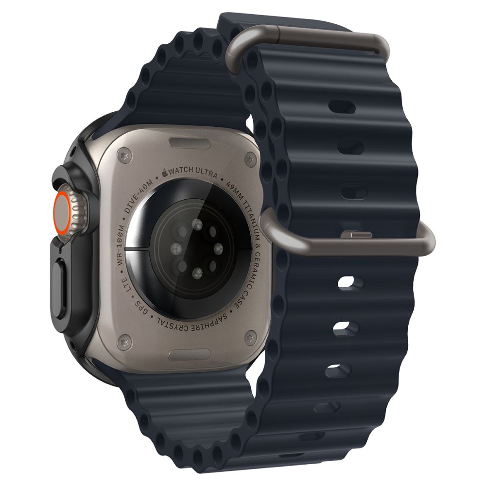 ETUI SPIGEN THIN FIT APPLE WATCH ULTRA 1 / 2 (49 MM) BLACK CZARNE