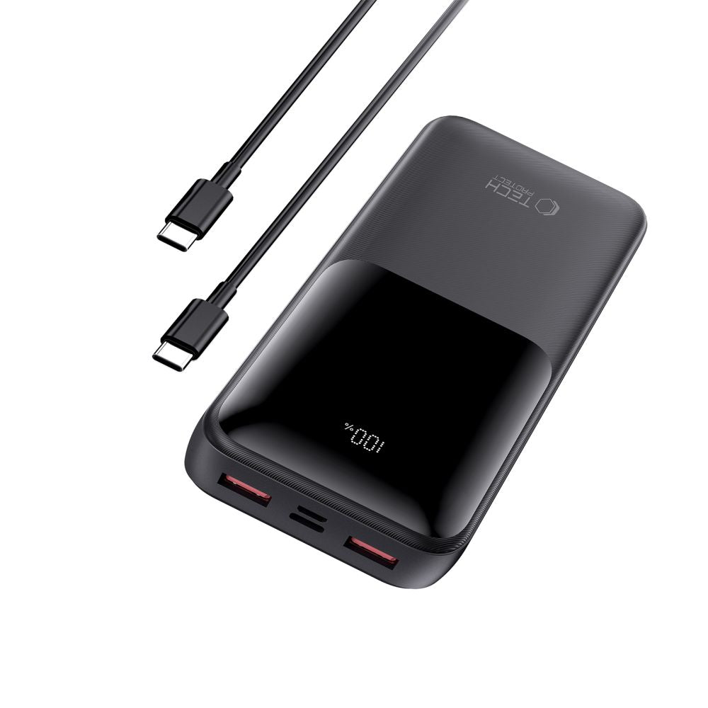 POWERBANK TECH-PROTECT PB02 POWER BANK 20000MAH 22.5W CZARNY