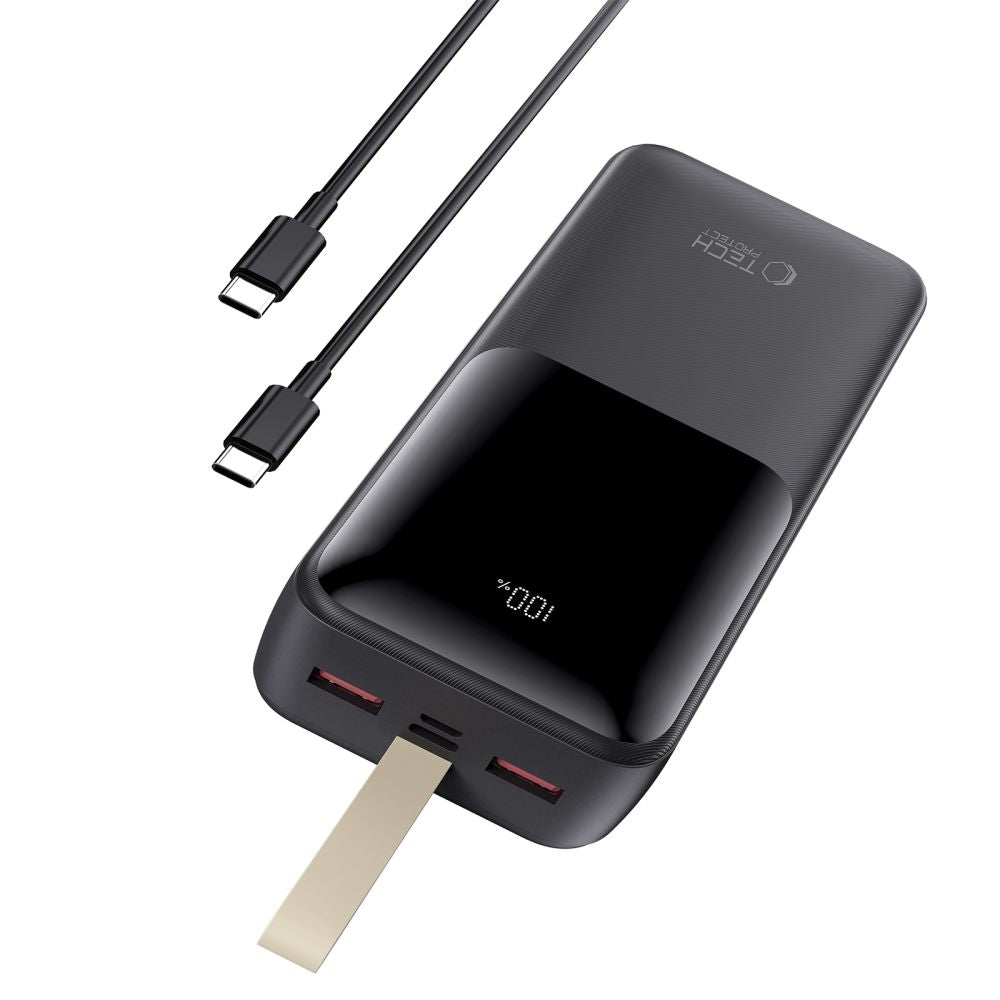 POWERBANK TECH-PROTECT PB03 POWER BANK 30000MAH 22.5W CZARNY