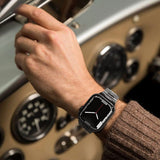 PASEK TECH-PROTECT STAINLESS LINE APPLE WATCH 6 / 7 / 8 / 9 / 10 / SE / ULTRA 1 / 2 (44 / 45 / 46 / 49 MM) KOLOR TYTANOWY