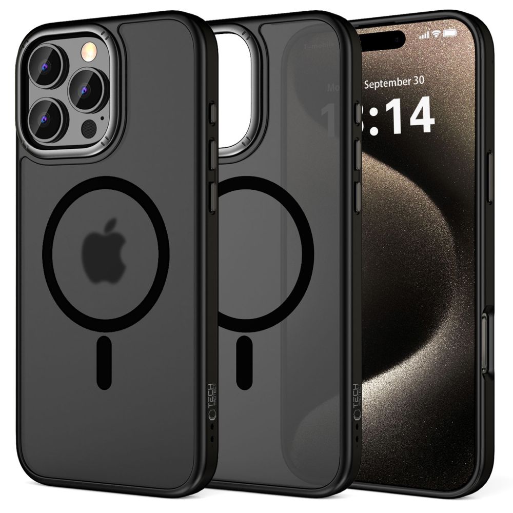 ETUI TECH-PROTECT MAGEDGE MAGSAFE IPHONE 16 PRO CZARNE