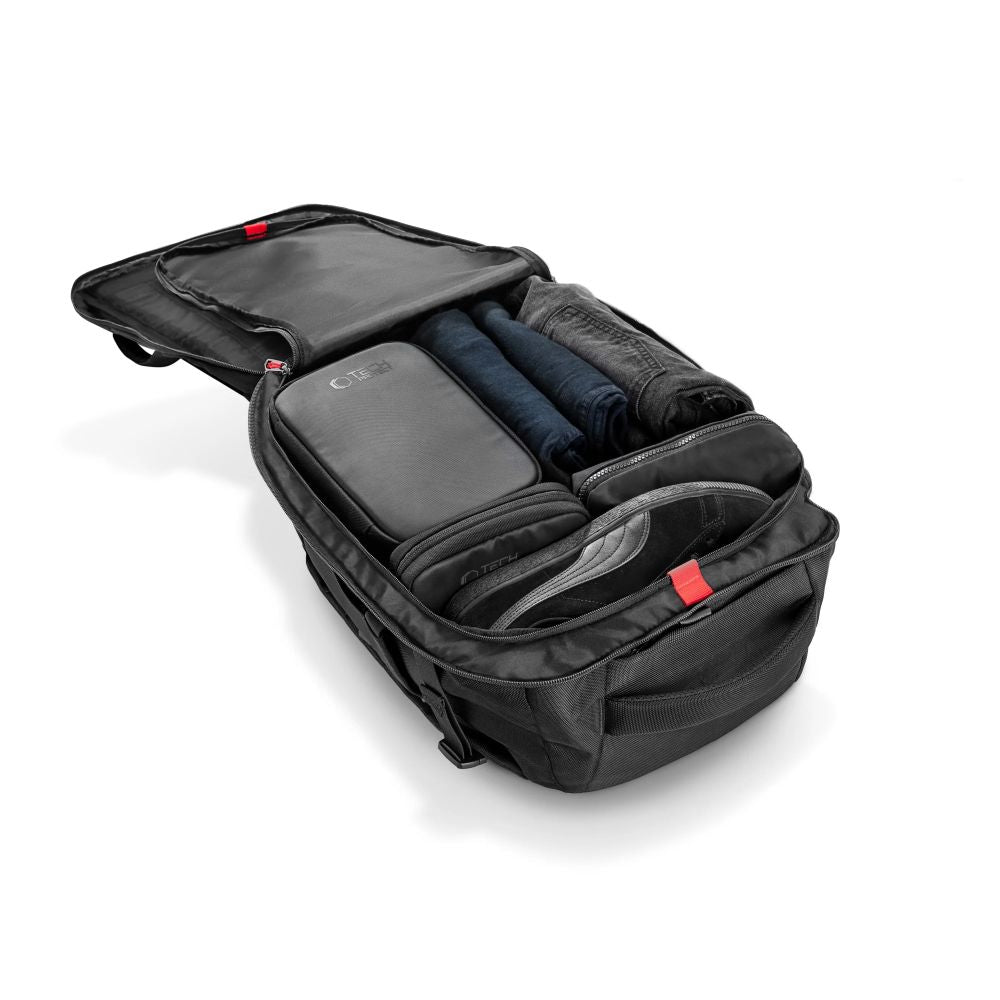 TORBA NA LAPTOPA TECH-PROTECT DEFENDER S40 TRAVEL LAPTOP BACKPACK 28L CZARNA