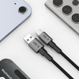 KABEL TECH-PROTECT ULTRABOOST DNA TYPE-C CABLE 15W/3A 25CM IRON SZARY