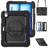 ETUI TECH-PROTECT SOLID360 IPAD AIR 11” 6 / 7 / 2024-2025 CZARNE