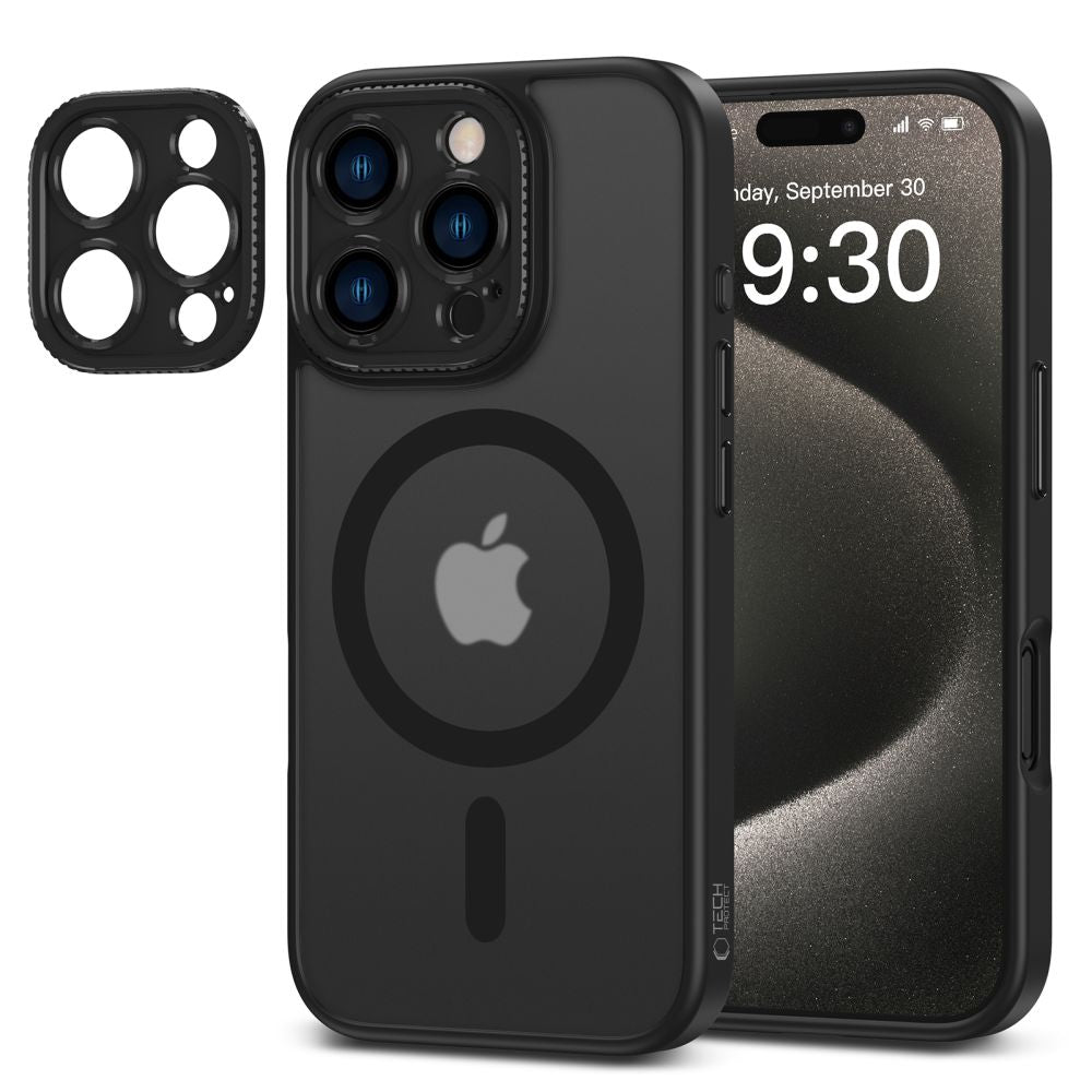 ETUI TECH-PROTECT MAGCAM MAGSAFE IPHONE 16 PRO CZARNE