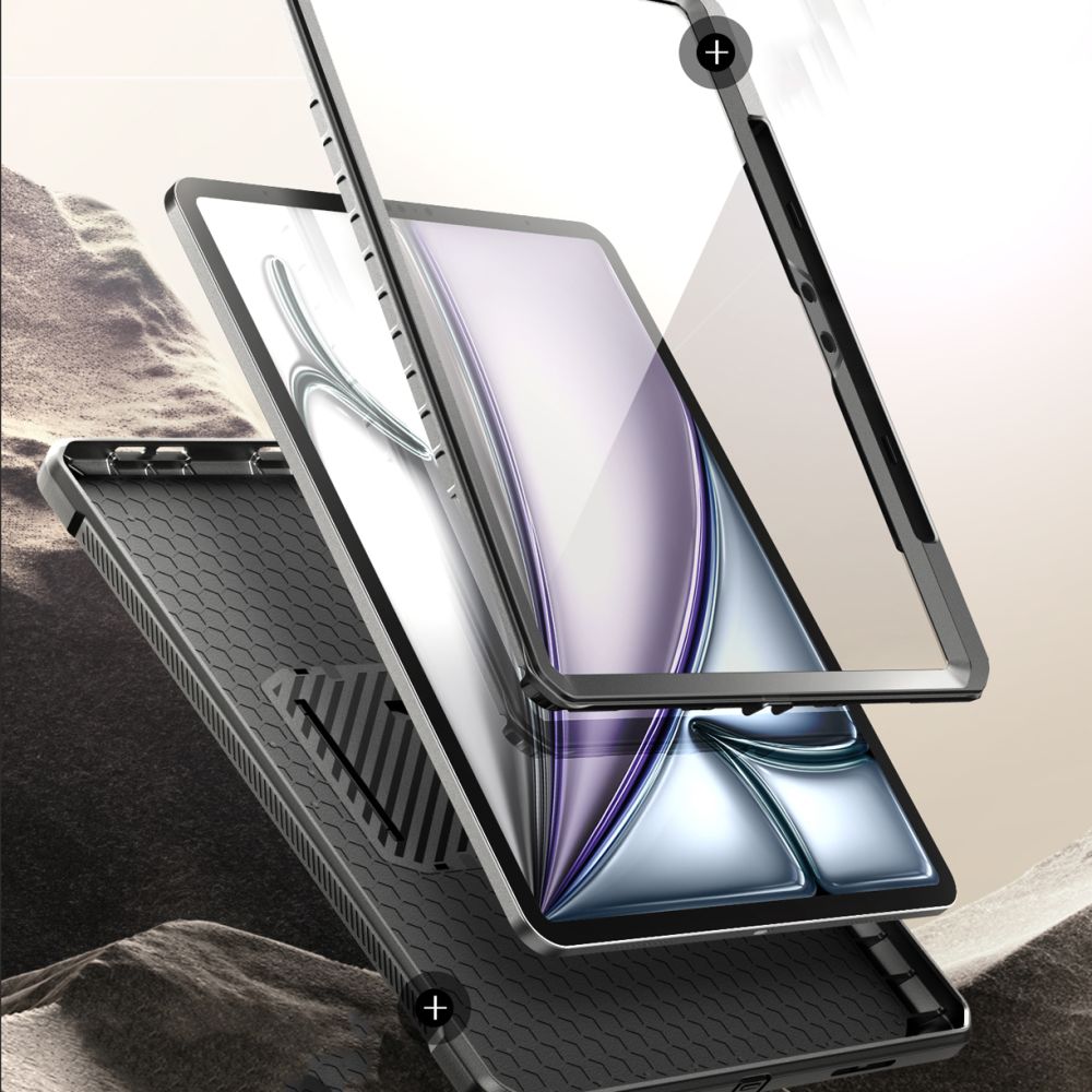 ETUI SUPCASE UNICORN BEETLE PRO IPAD AIR 10.9” 4 / 5 / 2020-2022 / 11” 6 / 7 / 2024-2025 CZARNE