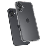 ETUI SPIGEN ULTRA HYBRID IPHONE 16 PLUS CRYSTAL CLEAR TRANSPARETNE