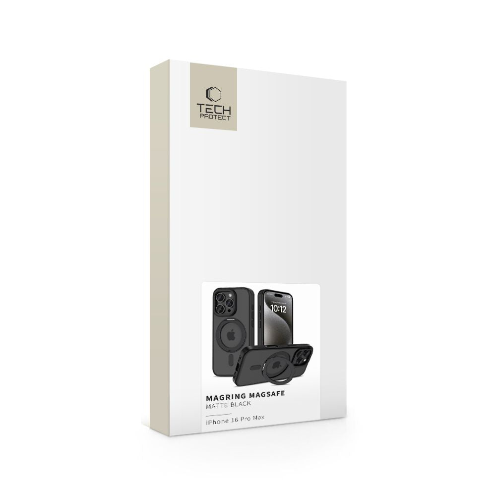 ETUI TECH-PROTECT MAGRING MAGSAFE IPHONE 16 PRO MAX CZARNE