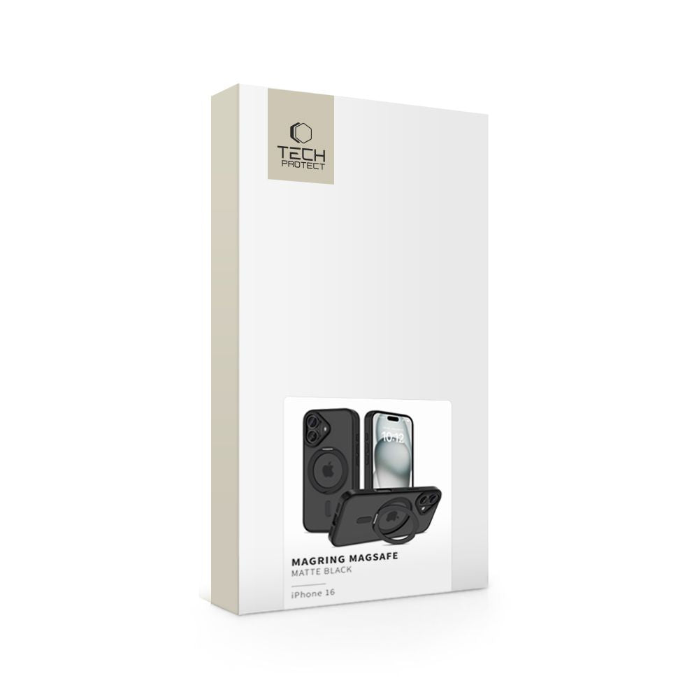 ETUI TECH-PROTECT MAGRING MAGSAFE IPHONE 16 CZARNE