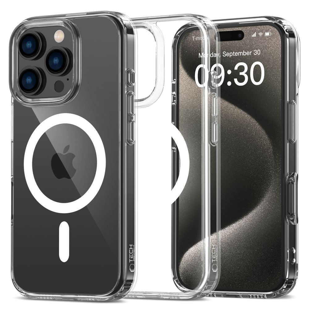 ETUI TECH-PROTECT FLEXAIR HYBRID MAGSAFE IPHONE 16 PRO CLEAR TRANSPARETNE
