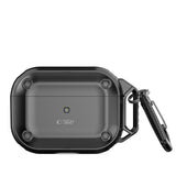 ETUI NA SŁUCHAWKI TECH-PROTECT ROUGH HOOK APPLE AIRPODS PRO 1 / 2 BLACK CZARNE