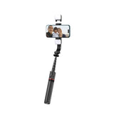 TECH-PROTECT L05S BLUETOOTH SELFIE STICK TRIPOD & LED LIGHT CZARNY
