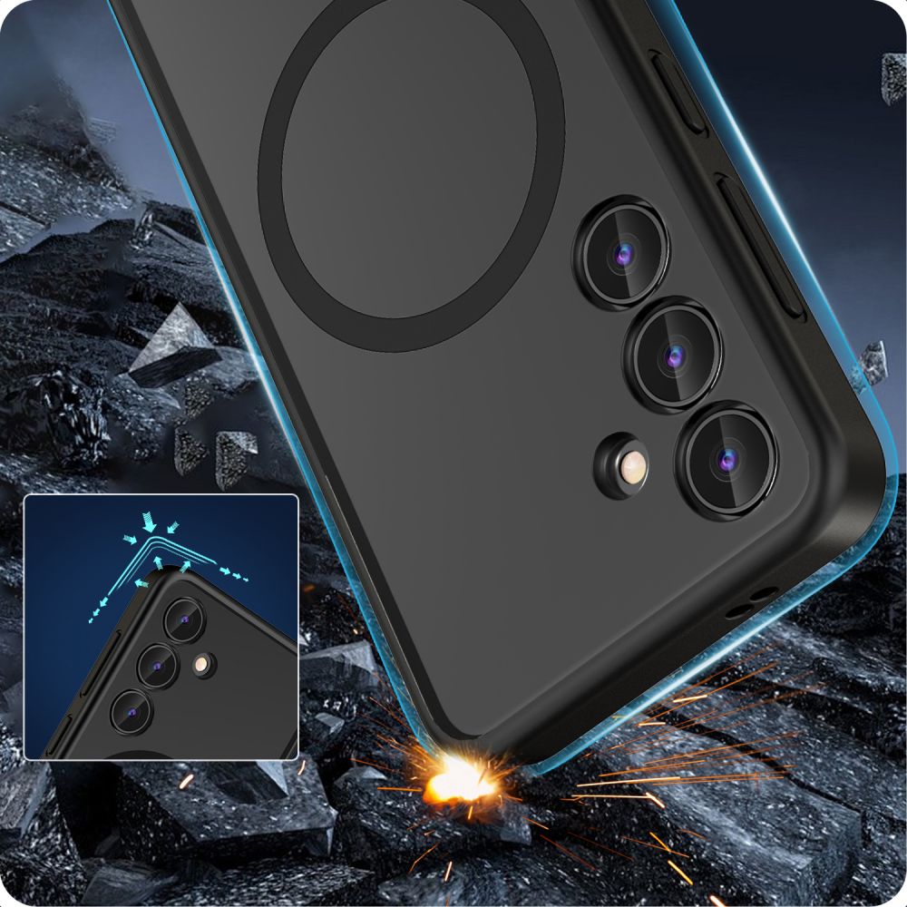 ETUI TECH-PROTECT MAGMAT MAGSAFE SAMSUNG GALAXY S24+ PLUS MATTE BLACK CZARNE