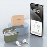 ETUI NA SŁUCHAWKI TECH-PROTECT SILICONE HOOK APPLE AIRPODS PRO 1 / 2 FIOLETOWE