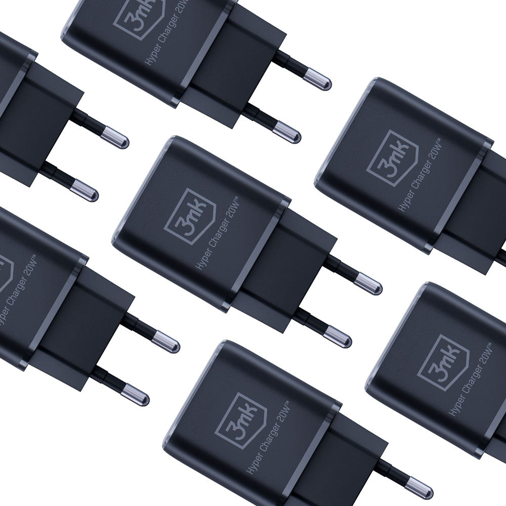 ŁADOWARKA SIECIOWA 3MK HYPER CHARGER 20W BLACK CZARNA