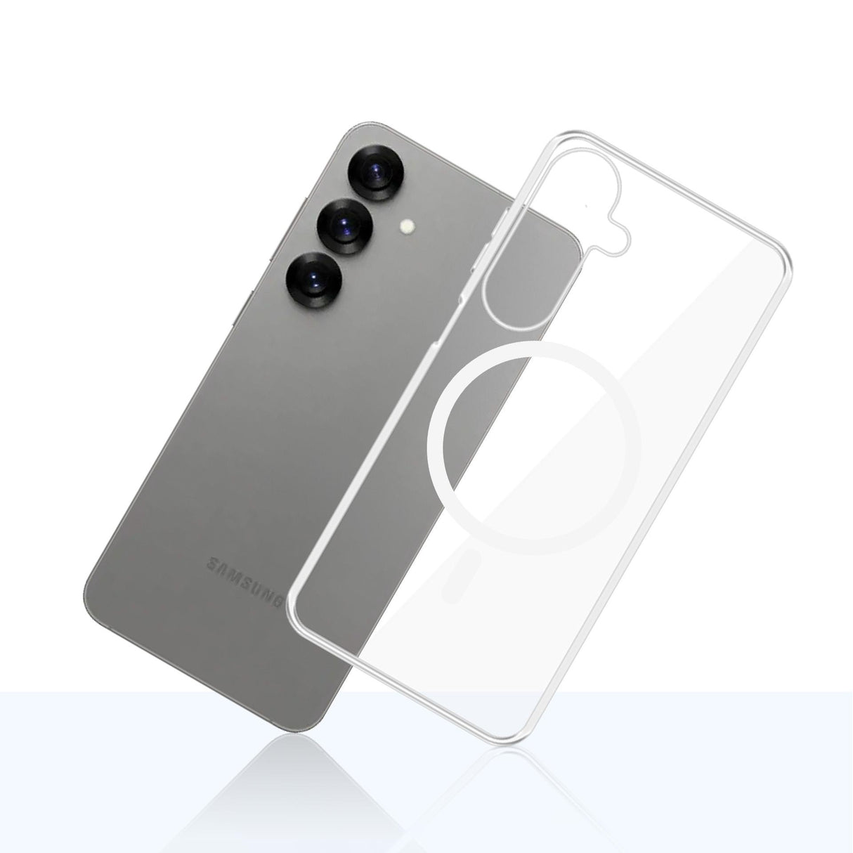 ETUI SAMSUNG GALAXY S25 - 3MK CLEAR MAGCASE