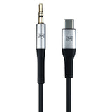 ADAPTER 3MK AUX CABLE USB-C - JACK 3,5 MM CZARNY