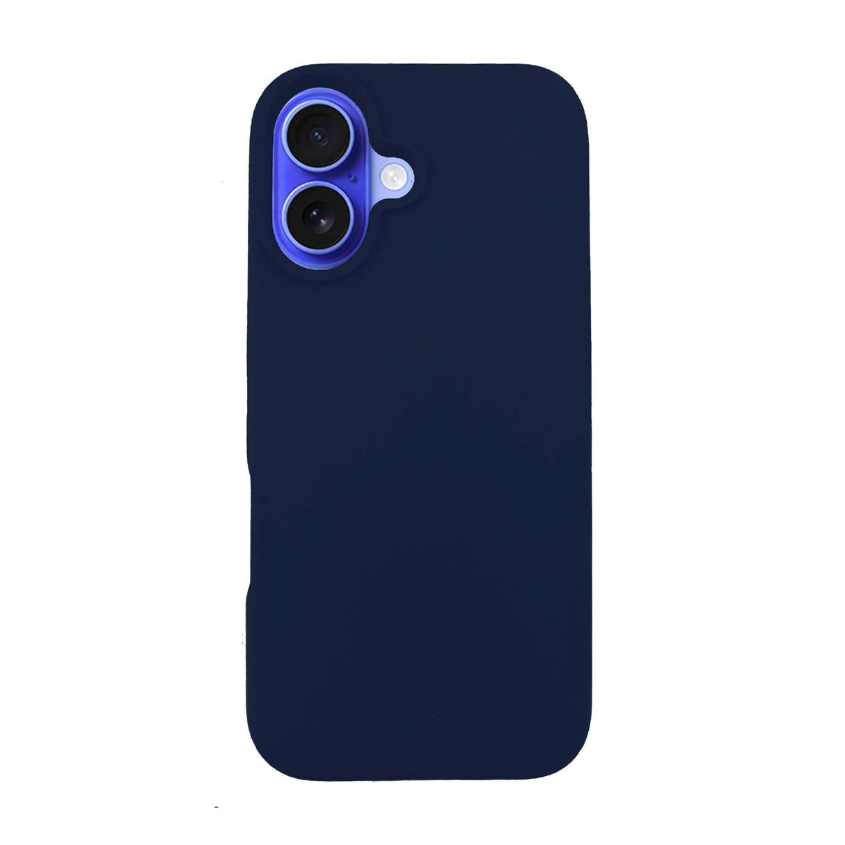 ETUI APPLE IPHONE 16 - 3MK SILICONE CASE DARK NAVY GRANATOWE