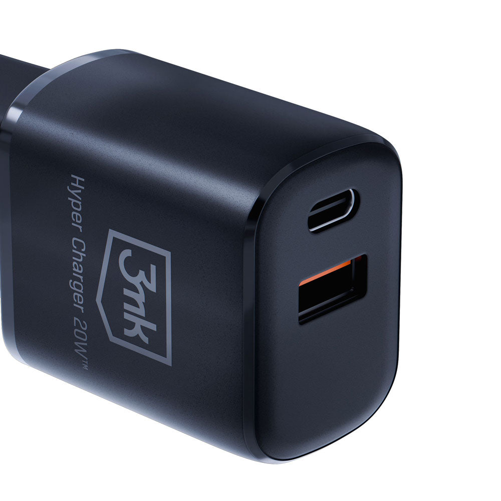 ŁADOWARKA SIECIOWA 3MK HYPER CHARGER 20W BLACK CZARNA