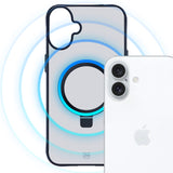 ETUI APPLE IPHONE 16 PLUS - 3MK SMOKE CASE MAG&STAND