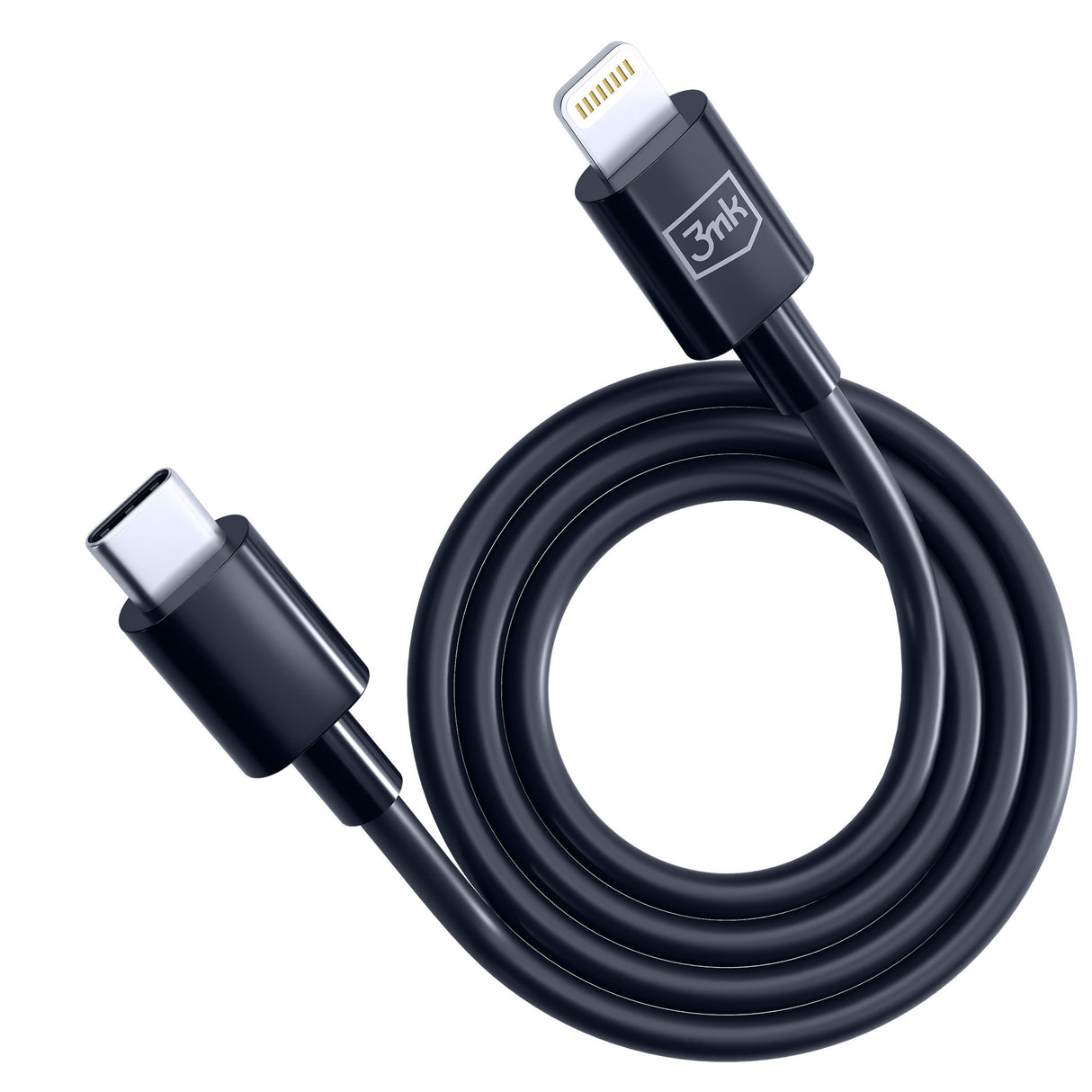 KABEL 3MK HYPER CABLE C TO LIGHTNING 20W 1.2M BLACK CZARNY