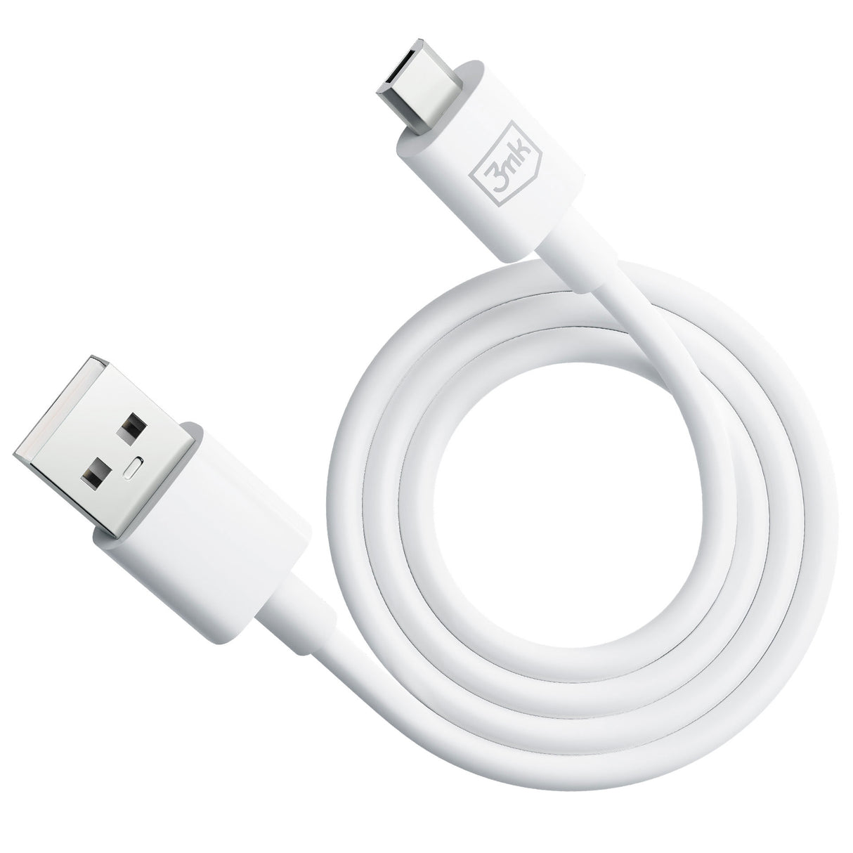 KABEL 3MK HYPER CABLE A TO MICRO 1.2M 5V 2,4A WHITE BIAŁY
