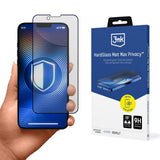 SZKŁO HARTOWANE PRYWATYZUJĄCE MATOWE APPLE IPHONE 13/13 PRO/14/ 16E - 3MK HARDGLASS MATT MAX PRIVACY