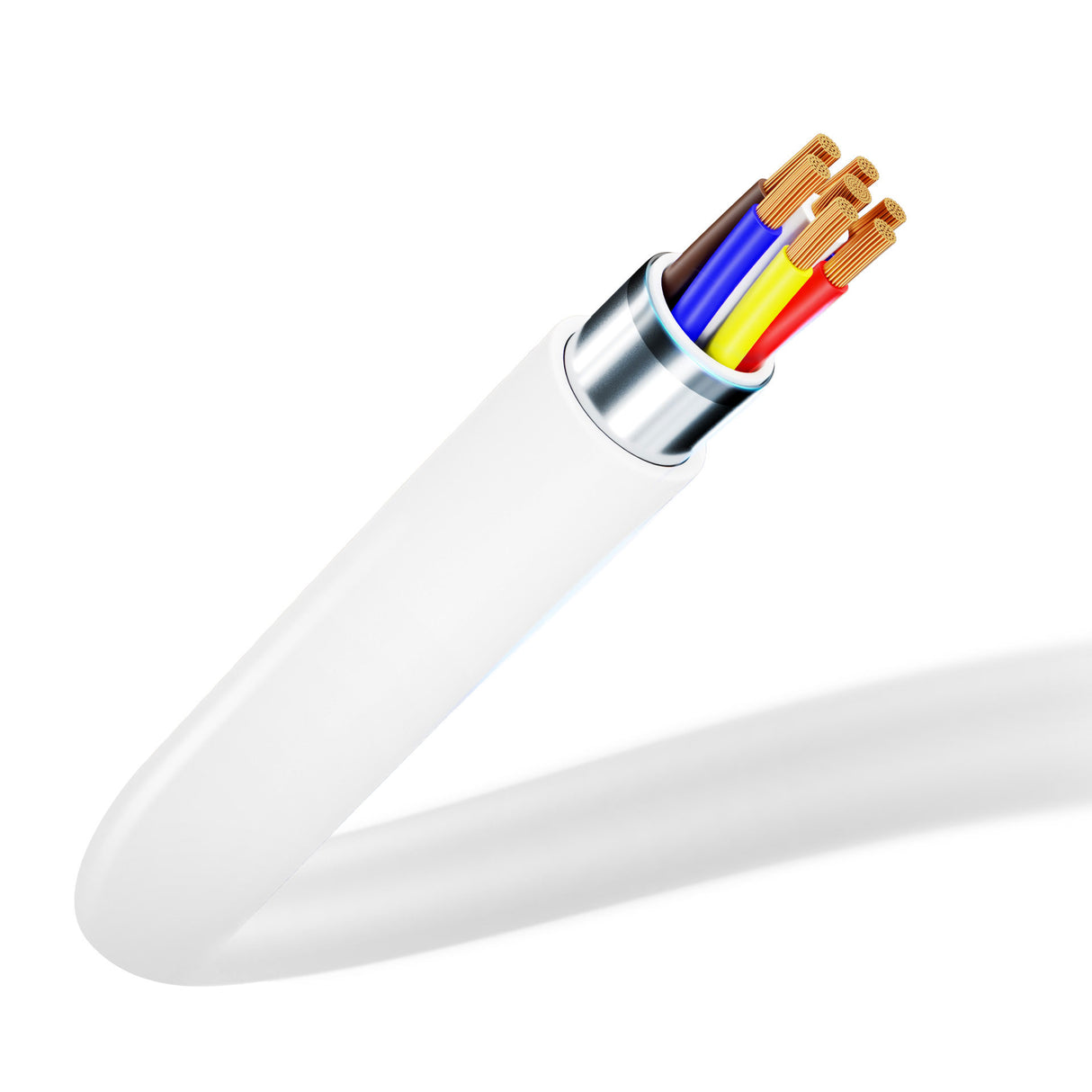 KABEL 3MK HYPER CABLE A TO C 1.2M 5A WHITE BIAŁY