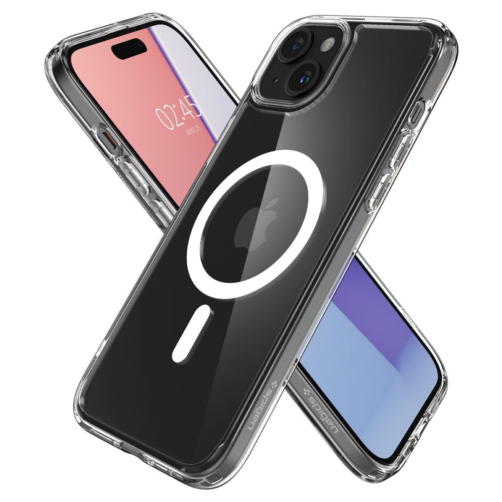 ETUI SPIGEN ULTRA HYBRID MAG MAGSAFE IPHONE 15 BIAŁE