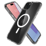 ETUI SPIGEN ULTRA HYBRID MAG MAGSAFE IPHONE 15 BIAŁE