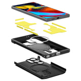 ETUI SPIGEN TOUGH ARMOR MAGSAFE SAMSUNG GALAXY S24 ULTRA BLACK CZARNE