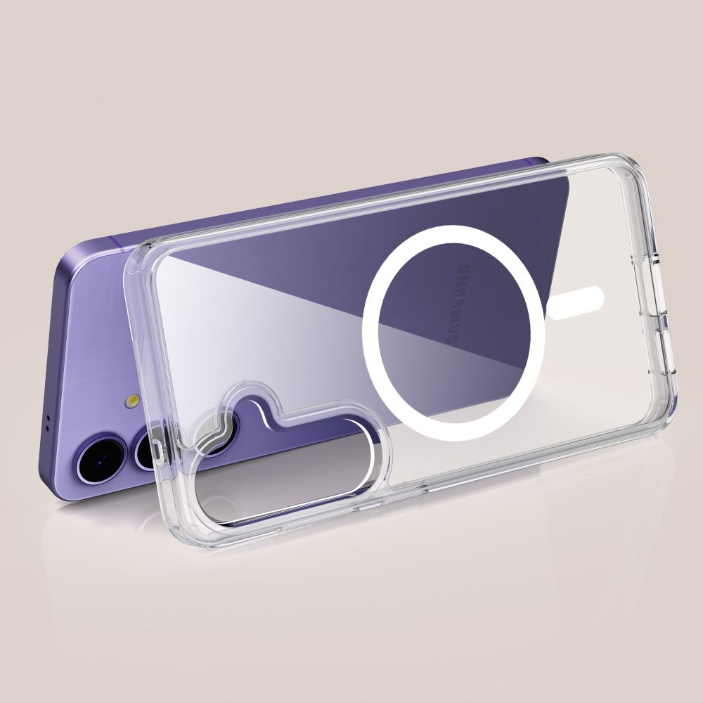 ETUI TECH-PROTECT FLEXAIR HYBRID MAGSAFE SAMSUNG GALAXY S25 CLEAR TRANSPARETNE