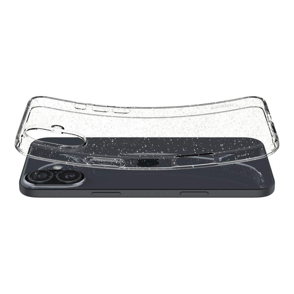 ETUI SPIGEN LIQUID CRYSTAL IPHONE 16 GLITTER CRYSTAL TRANSPARENTNO BROKATOWE