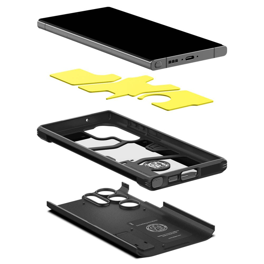 ETUI SPIGEN TOUGH ARMOR SAMSUNG GALAXY S23 ULTRA BLACK CZARNE