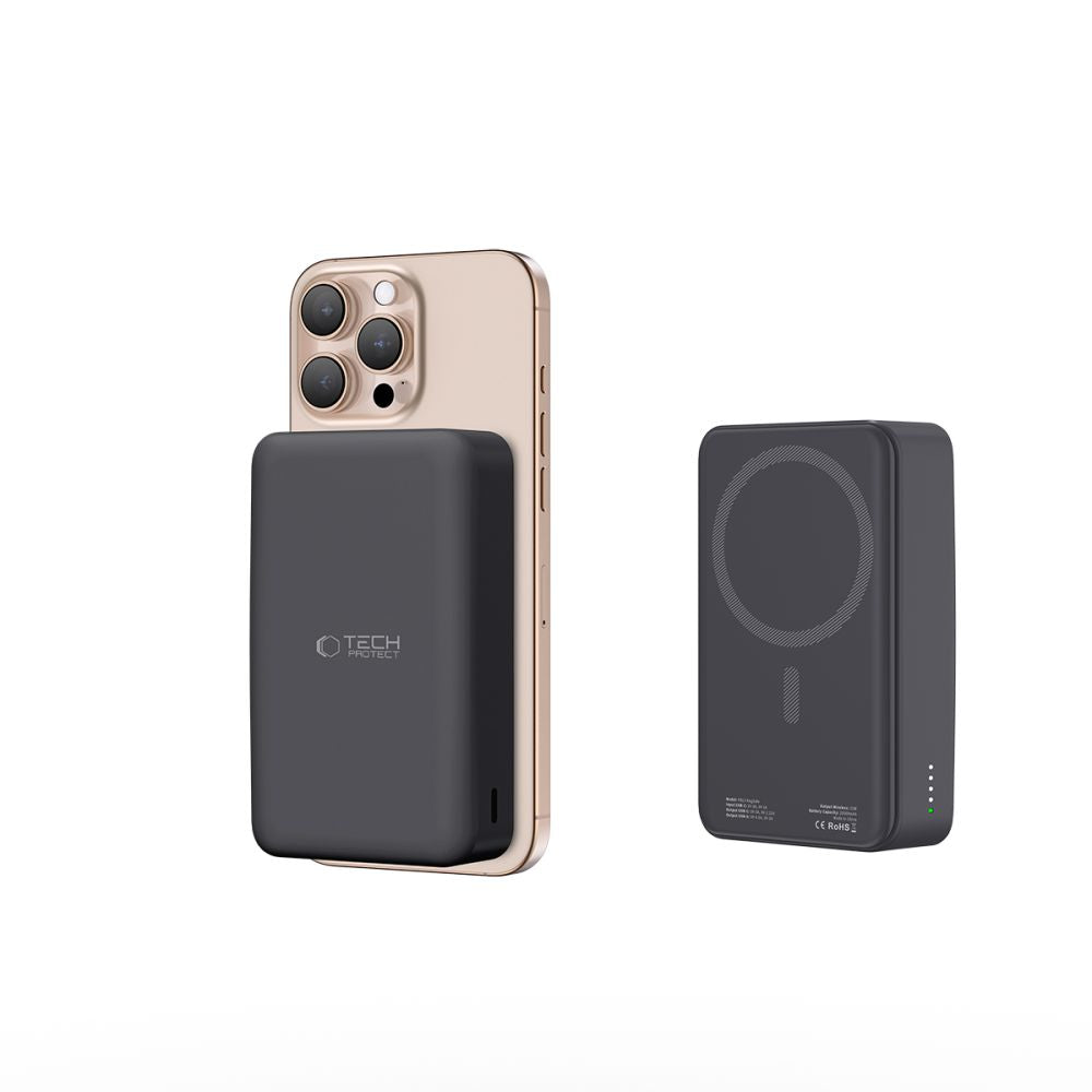 POWERBANK TECH-PROTECT PB12 LIFEMAG MAGSAFE POWER BANK 20000MAH CZARNY