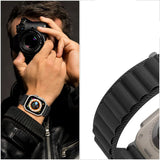 PASEK TECH-PROTECT NYLON PRO APPLE WATCH 6 / 7 / 8 / 9 / 10 / SE / ULTRA 1 / 2 (44 / 45 / 46 / 49 MM) BLACK CZARNY