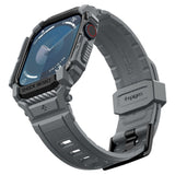 PASEK SPIGEN RUGGED ARMOR ”PRO” APPLE WATCH 10 (46 MM) SZARY