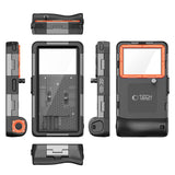 ETUI WODOODPORNE TECH-PROTECT IPX8 UNIVERSAL DIVING WATERPROOF CASE CZARNO POMARAŃCZOWE