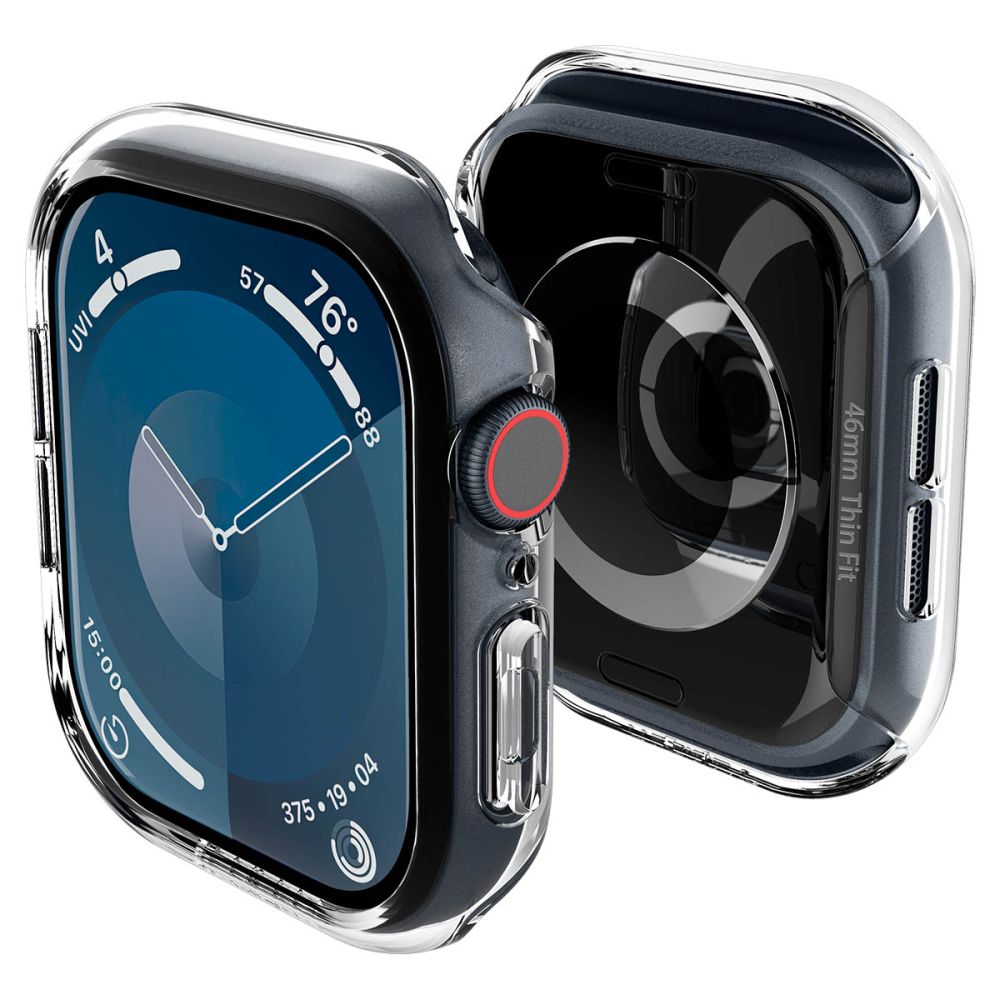 ETUI NAKŁADKA SPIGEN THIN FIT APPLE WATCH 10 (46 MM) CRYSTAL CLEAR TRANSPARETNE