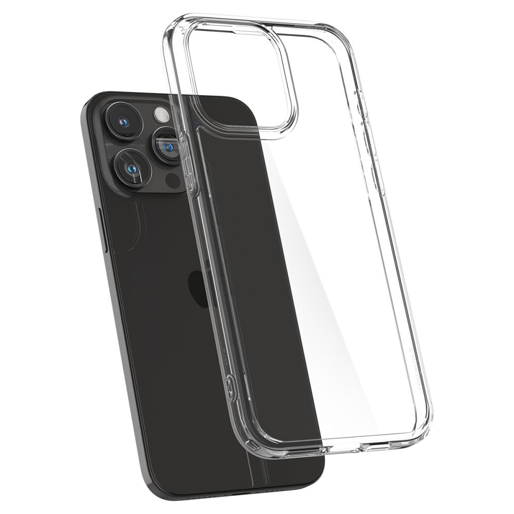 ETUI SPIGEN ULTRA HYBRID IPHONE 15 PRO MAX CRYSTAL CLEAR TRANSPARETNE