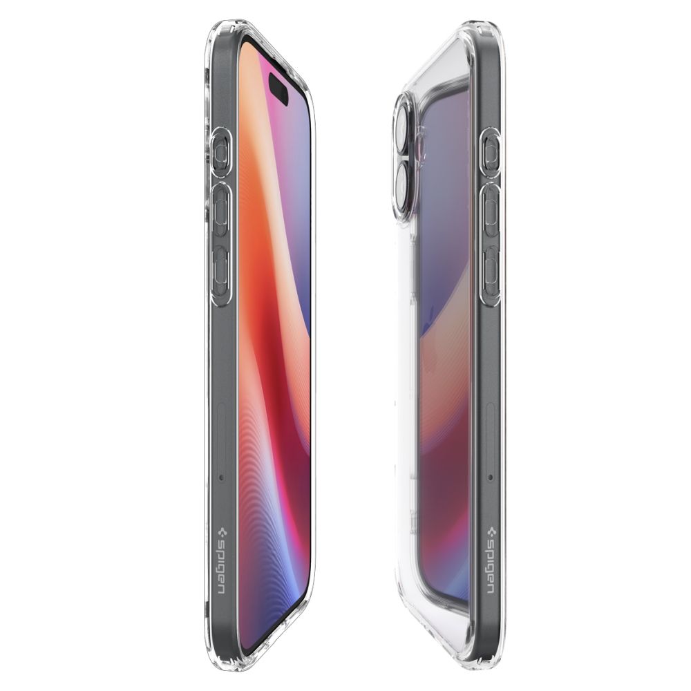 ETUI SPIGEN ULTRA HYBRID IPHONE 16 CRYSTAL CLEAR TRANSPARETNE