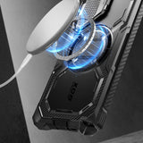 ETUI SUPCASE IBLSN ARMORBOX MAG MAGSAFE GALAXY S24 ULTRA BLACK CZARNE