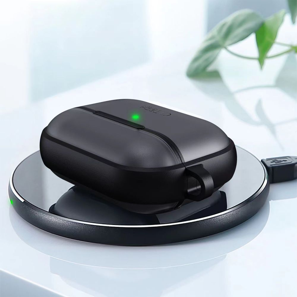ETUI NA SŁUCHAWKI TECH-PROTECT MAGMAT APPLE AIRPODS PRO 1 / 2 CZARNE
