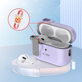 ETUI NA SŁUCHAWKI TECH-PROTECT SLIM HOOK APPLE AIRPODS PRO 1 / 2 FIOLETOWE